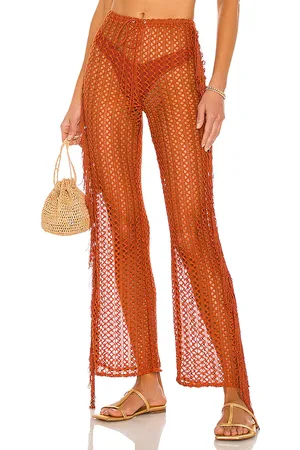 Camila Coelho Pantalones kira en color óxido talla M en - Rust. Talla M (también en XS, XXS).