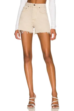 GRLFRND Short corte jules en color beige talla 29 en - Beige. Talla 29 (también en 30, 31, 32).