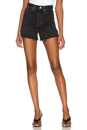 AGOLDE Short dee en color negro talla 33 en - Black. Talla 33 (también en 34).