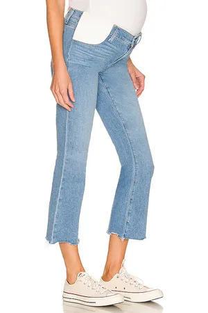 Paige Colette maternity crop flare en color denim claro talla 23 en - Denim-Light. Talla 23 (también en 24, 26, 27, 28, 30, 32