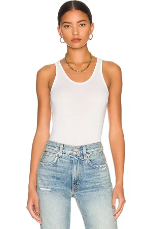 AGOLDE Camiseta tirantes karla en color talla L en - White. Talla L (también en XL).