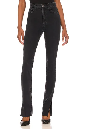 Favorite Daughter Valentina super high rise tower jean en color negro talla 23 en - Black. Talla 23 (también en 30, 31, 32).