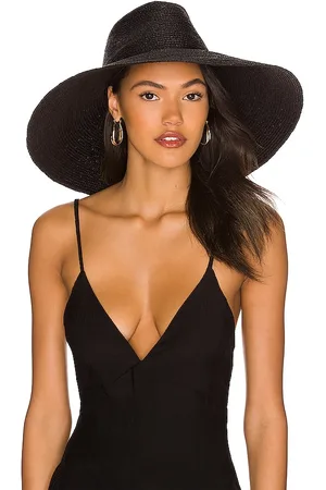 Janessa Leone Mujer Sombreros - Sombrero tinsley en color talla L en - Black. Talla L (también en M, S).