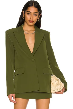 Camila Coelho Chaqueta morena en color militar talla S en - Army. Talla S (también en XS).