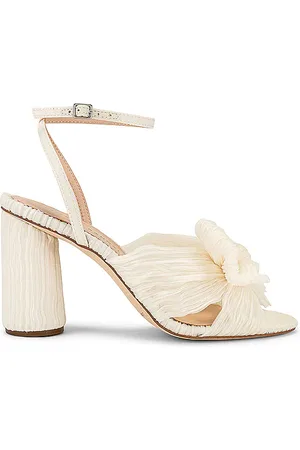 Loeffler Randall Pantunfla camellia en color blanco talla 10 en - White. Talla 10 (también en 6, 6.5).