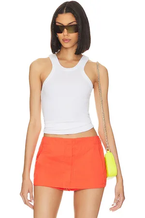 AGOLDE Camiseta tirantes bailey en color talla L en - White. Talla L (también en XL).