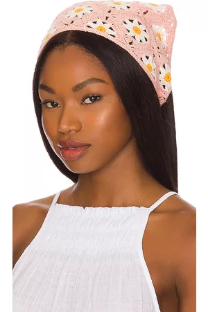 8 Other Reasons Crochet bandana en color talla all en - Pink. Talla all.