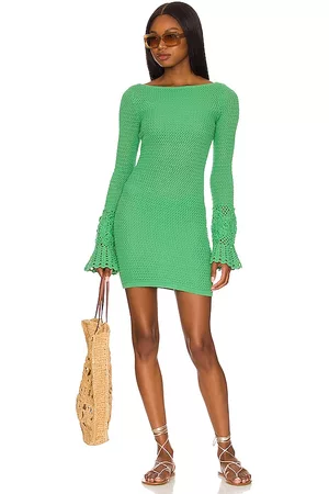 diferente aumento Ewell Vestidos tejidos a crochet de color verde para mujer | FASHIOLA.mx