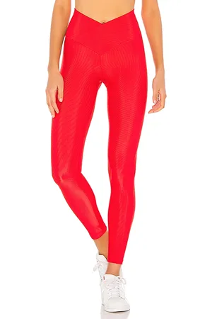 Beach Riot Cara rib legging en color talla L en - Red. Talla L (también en M, XS).