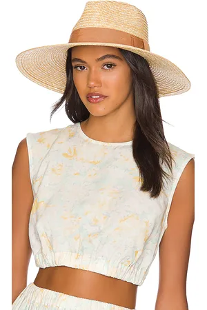 Brixton Sombrero joanna en color bronce talla M en - Tan. Talla M (también en S, XS).