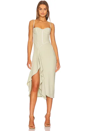 Katie May Vestido doutzen en color talla L en - Sage. Talla L (también en M, XS).