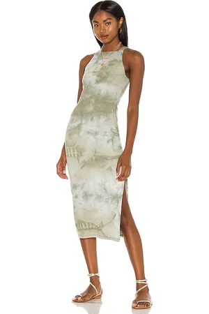 House of Harlow Vestido midi tali en color verde oliva talla XL en - Olive. Talla XL (también en XXS).