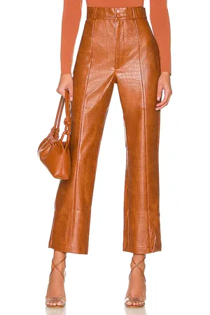 Bardot Pantalón croc en color cognac talla 4 en - Cognac. Talla 4 (también en 2, 6, 8).
