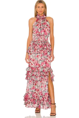 ELLIATT Vestido midi dunmore en color rojo talla M en - Red. Talla M (también en S, XL, XS).