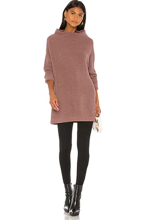 Free People Vestido jersey ottoman en color marrón talla L en - Brown. Talla L (también en M, S, XL).