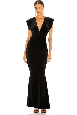 Norma Kamali Vestido largo rectangle en color talla S en - Black. Talla S (también en M, XS, XXS).