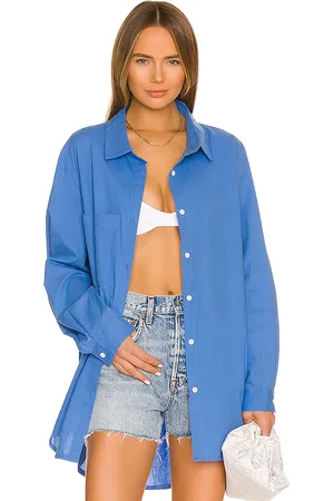 SNDYS Camisa de botones bello en color talla L en - Blue. Talla L (también en S, XS, XXS).