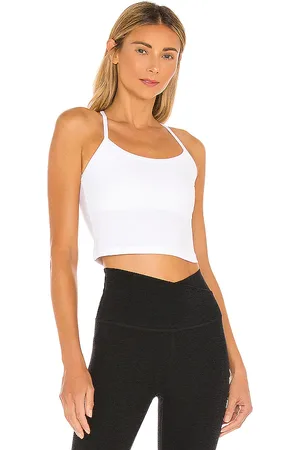 Beyond Yoga Camiseta tirantes spacedye en color blanco talla L en - White. Talla L (también en M, S, XL, XS).
