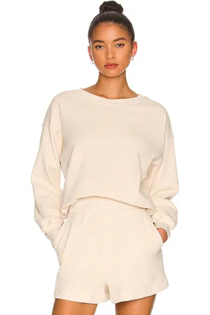 WellBeing + BeingWell Sudadera goldie en color crema talla L en - Cream. Talla L (también en M, S, XL, XXS).