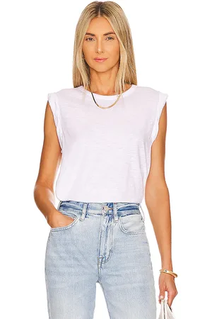 VERONICA BEARD Camiseta dree en color talla L en - White. Talla L (también en M, S, XL, XS).