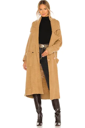 Show Me Your Mumu Chaqueta suéter melrose en color bronce talla L en - Tan. Talla L (también en M, S, XL).