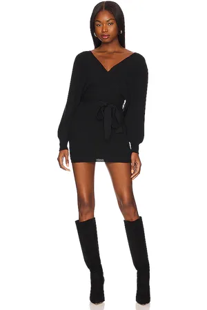 ALL THE WAYS Vestido deena en color talla L en - Black. Talla L (también en M, S, XS).