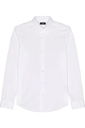 THEORY Camisa sylvain en color talla L en - White. Talla L (también en M, S, XL/1X, XXL/2X).