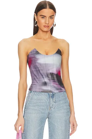 Miaou Corsé leia en color morado talla M en - Purple. Talla M (también en S, XS).