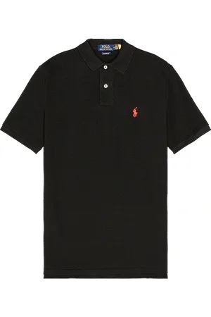 Ralph Lauren Classic fit mesh polo en color talla M en - Black. Talla M (también en S).