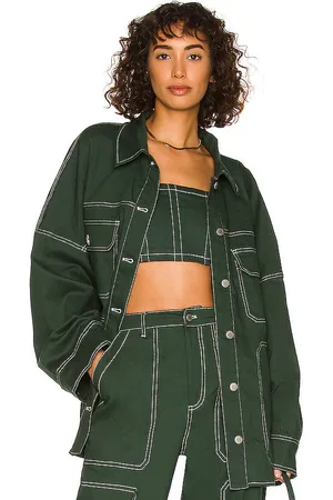BY.DYLN Chaqueta cooper en color talla L en - Green. Talla L (también en M, S).