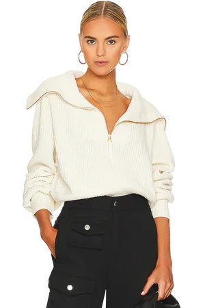Varley Sudadera con cremallera mentone en color crema talla L en - Cream. Talla L (también en M, S, XL, XS).