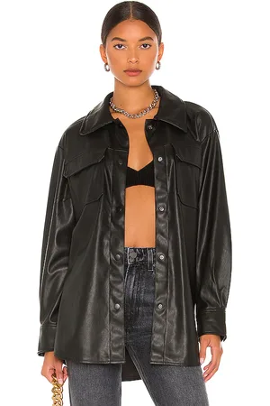 Steve Madden Chaquetón faux good measure en color talla L en - Black. Talla L (también en M, S, XL, XS).
