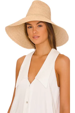 Janessa Leone Sombrero tinsley en color neutral talla L en - Neutral. Talla L (también en M, S).