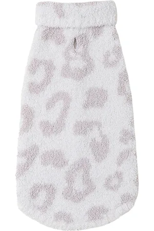 Barefoot Dreams Jersey para mascota cozychic barefoot en the wild pet sweater en color crema talla L en - Cream. Talla L