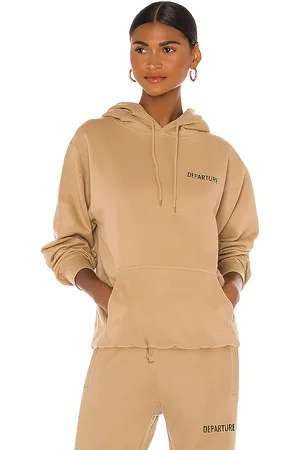 DEPARTURE Sudadera en color talla L en - Tan. Talla L (también en M, S).