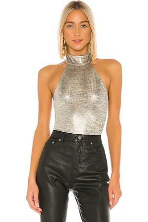 House of Harlow Body shae en color plateado metálico talla M en - Metallic Silver. Talla M (también en XS).