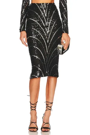 Michael Costello Falda leonie en color negro talla M en - Black. Talla M (también en S, XL, XS, XXS).