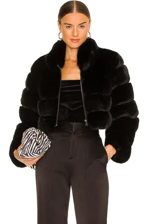 Adrienne Landau Chaqueta en color talla M en - Jet Black. Talla M (también en S).