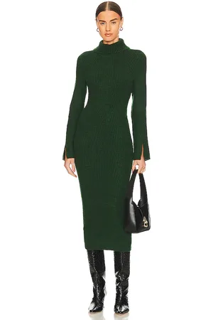 Lovers And Friends Vestido coralie en color talla M en - Dark Green. Talla M (también en S, XS).