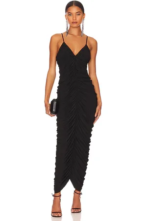 Norma Kamali Vestido largo diana en color talla S en - Black. Talla S (también en XS).