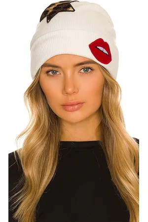 LAUREN MOSHI Gorro blix en color ivory talla all en - Ivory. Talla all.
