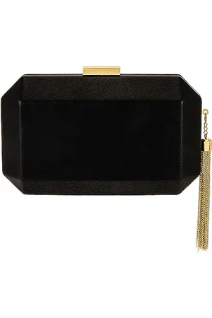 Olga Berg Estuche lia facetted with tassel en color negro talla all en - Black. Talla all.