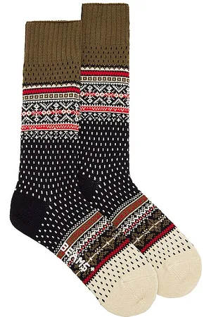 Beams Calcetines nordic en color talla all en - Navy. Talla all.