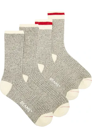 Beams Calcetines rag en color talla all en - Grey. Talla all.