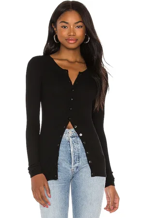 ENZA COSTA Cárdigan en color talla L en - Black. Talla L (también en S, XL, XS).