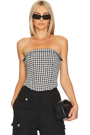 MORE TO COME Ayda corset top en color blanco talla M en - White. Talla M (también en S, XS).