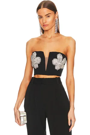 Bardot Ambiance bustier top en color talla 10 en - Black. Talla 10 (también en 2, 4).