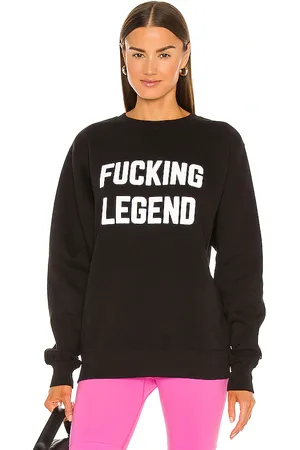DEPARTURE Sudadera fucking legend en color talla L en - Black. Talla L (también en M, S).