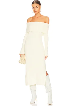 Callahan Vestido marie en color crema talla M en - Cream. Talla M (también en L, XL).