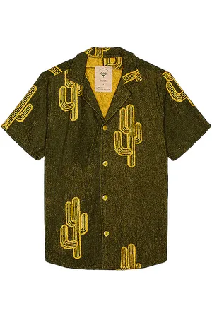 Oas Camisa botones en color verde oscuro talla L en - Dark Green. Talla L (también en M, S, XL/1X, XS).